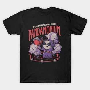 Summoning the Pandamonium - Cute Funny Evil Creepy Panda Gift T-Shirt